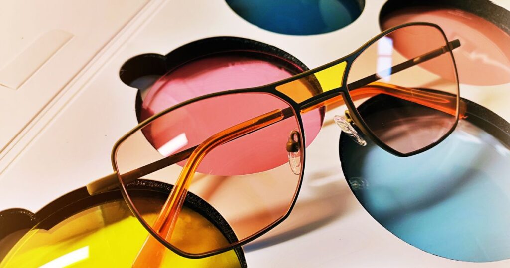 Para que serve cada cor de lente